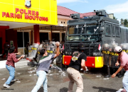 Jelang PSU, Polres Parimo Gelar Sispamkota