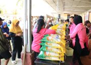 Plt Asisten II Kab. Parimo Hadiri Launching Gerakan Pangan Murah Polri dan Bulog