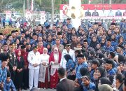 Sebelum Upacara Penurunan Bendera Memperingati HUT Ke-80 RI Di Kab. Parimo, 3.527 PPPK Dikukuhkan : Ini Pesan Penting Bupati