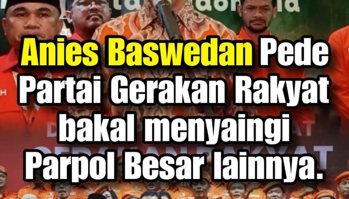 Ormas Gerakan Rakyat Resmi Bertransformasi Menjadi Partai Politik, Sahrin Hamid Jadi Ketua Umum   