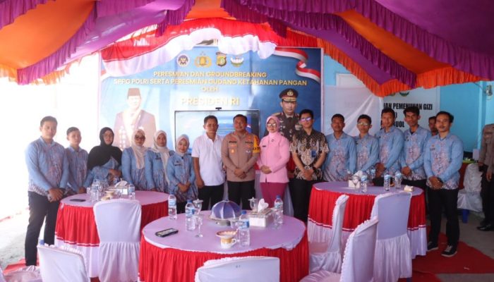 Dukung Penguatan Gizi Dan Pencegahan Stunting di Buol, Polres Buol Resmikan SPPG Polri