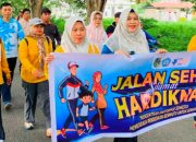 Ribuan Warga Meriahkan Jalan Santai Hardiknas 2026