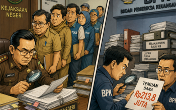Jaksa Hentikan Periksa, Rp213 Juta Muncul di BPK
