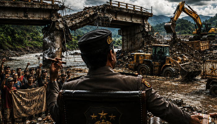 Pembekuan Operasi, Sungai Baliara Tetap Digali