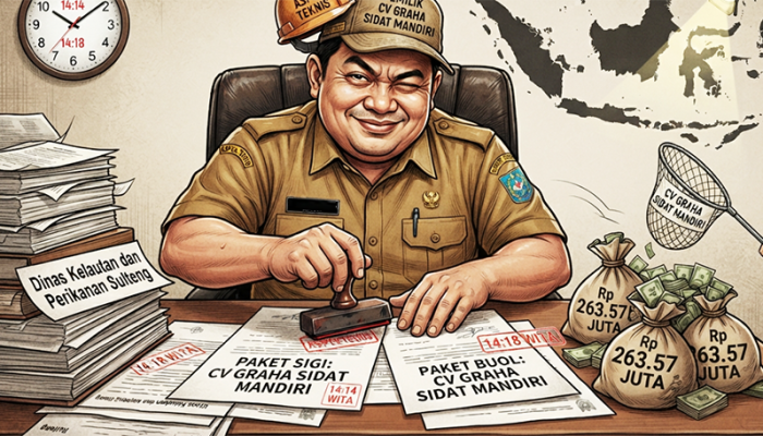Milik ASN Dinas Kelautan, Menang Pengadaan