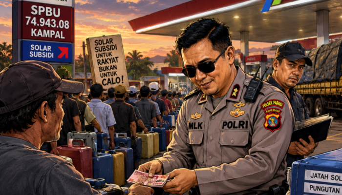 SPBU Kampal, Oknum Aparat Terlibat “Main” Solar
