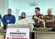 Kejari Palu Kembalikan Dana Perkara Rp2,35 Miliar