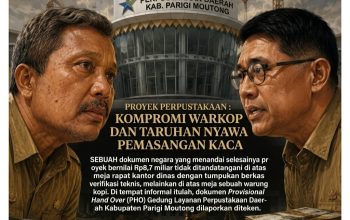 Proyek Perpustakaan : Kompromi Warkop dan Taruhan Nyawa Pasang Kaca